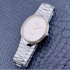 Vintage 1980s Rare Omega De Ville - Sports Tennis Racquet - Quartz - Men’s Watch