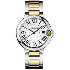 Cartier Ballon Bleu De Cartier 36mm Midsize Two-Tone Yellow Gold Watch W2BB0012
