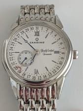 Candino Certified Chronometer. Date on the outer face and saphire crystal....