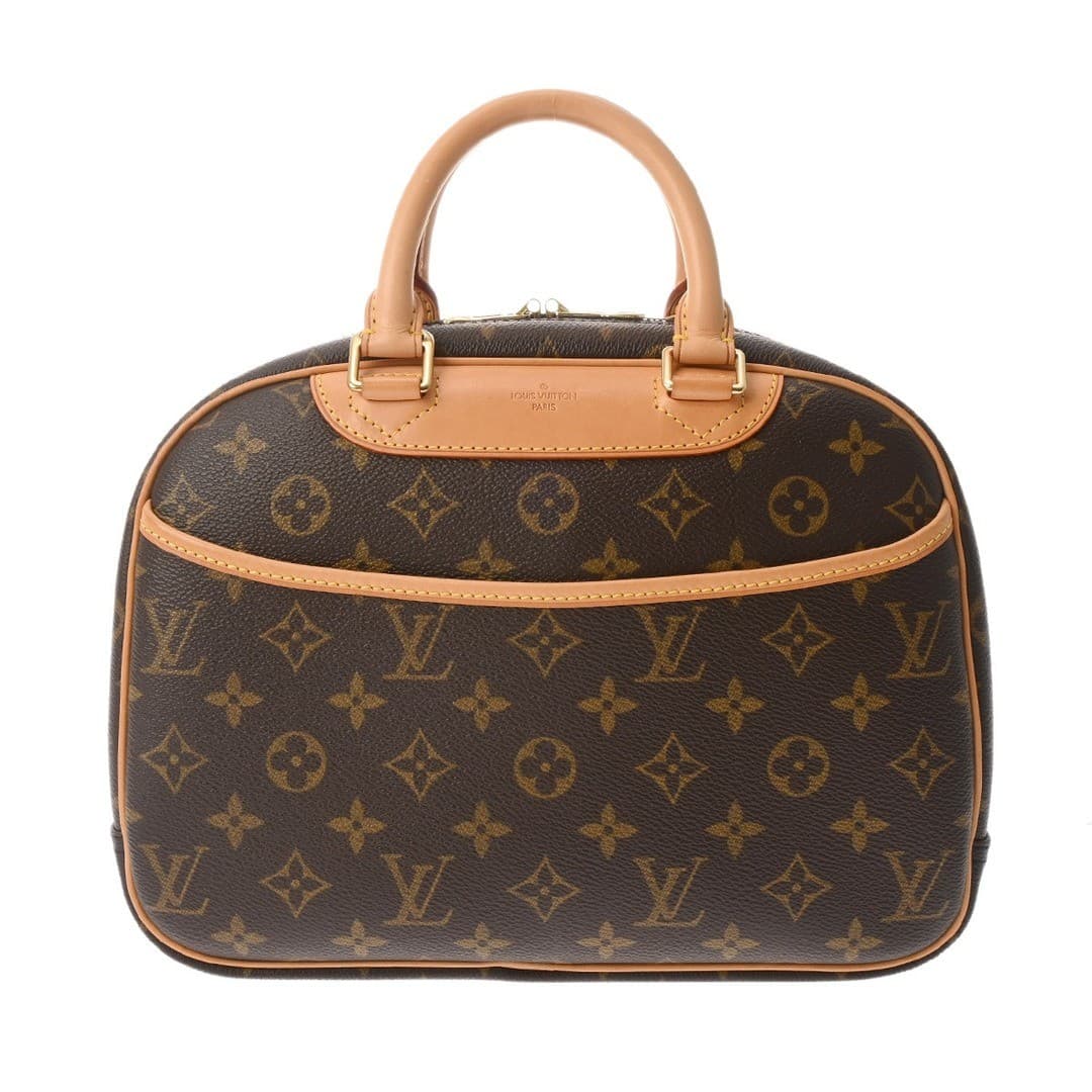 Used LOUIS VUITTON M42228 BA0014 Ladies Handbag Monogram Brown Monogram Canvas f