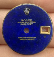 100% genuine Rolex Lady's 26mm dial,with Beautiful Custom added real lapis stone