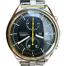 Vintage Seiko Jumbo Automatic Chronograph 42mm Sport Watch 6138-3002 Men 1977
