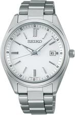 Seiko Selection SBTM317 White Dial Solar Atomic Radio Men Watch Made in Japan