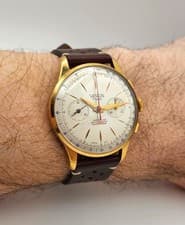 Vintage Venus Chronograph 37mm Landeron 248  1940s excellent condition