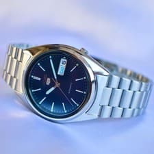Excellent SEIKO Seiko 5 Automatic Day-Date Men's Watch 1523