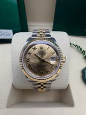Rolex Datejust 28mm Champagne Roman Fluted Jubilee 2026 Unworn 279173