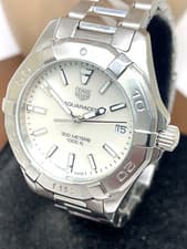 Tag Heuer Women's Watch WBD1311 Aquaracer Swiss Quartz Mother of Pearl Dial 32mm