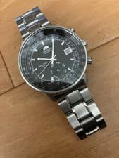 Orient King Master Automatic Watch 41mm Black Dial Day-Date Used