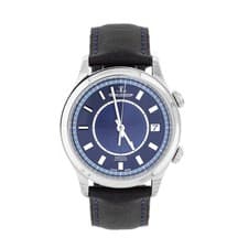 Jaeger-LeCoultre Master Control Memovox Steel Blue Dial 40mm Q141848J Full Set