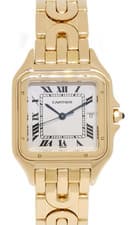 Cartier Panthere Large 18k Yellow Gold Art Deco Quartz Watch W25014N3 1060