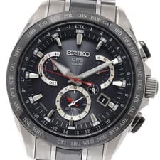 SEIKO SBXB041 8X53 0AB0 2 Astron Solar Radio Watch Titanium Ceramic Black
