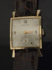 Rare Hamilton Sinclair 14k Solid Gold Mens Mechanical Watch Working Org Box Band
