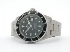 Rolex Submariner Date Black Dial Automatic Stainless Steel Oyster 16610