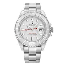 Rolex Yacht-Master 40 Steel Platinum Bezel (16622)