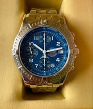 Breitling Chronomat Blue Impulse Limited 500 A13353 Blue Dial Chronograph