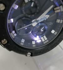 Casio G-Shock G-Steel GST-B100XA-1AJF Solar Bluetooth Carbon Men's Watch Used