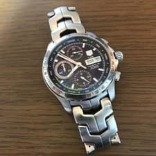 TAG HEUER Link Tiger Woods Limited 400 Wristwatch Men Pink Dial Casual