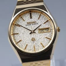 SEIKO Grand Twin Quartz 9943-8020 Day/Date Gold Quartz 36mm Men's Watch 1978