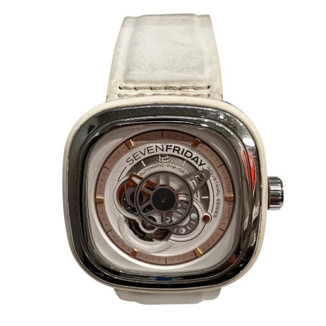 Seven Friday SF-P1B/02-B285 Automatic Skeleton Dial Men's Watch Used From Japan