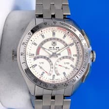 Mens Tag Heuer Mercedes SLR Calibre S Laptimer watch 47MM - Silver Dial CAG7011