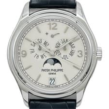 PATEK PHILIPPE COMPLICATION ANNUAL CALENDAR 5146G-001 Ivory White Gold #OK058