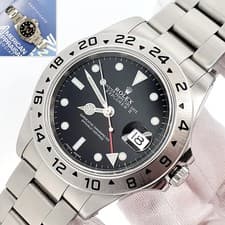 Rolex Explorer II 40mm Black Dial Steel Oyster Watch 16570