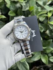 Rolex Datejust Ref. 116334 • White Stick Dial • Fluted Bezel • 41mm
