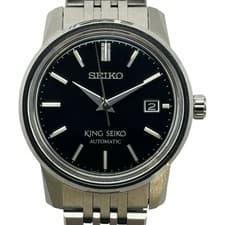 SEIKO King Seiko SDKA007(6L35-00G0) Black Stainless Steel Automatic #OK1312