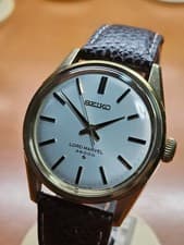Seiko Road Marvel Manual Wind Watch, 34mm Gold Case, Leather, Japan