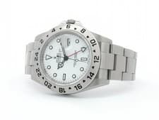 Rolex Explorer II White Polar Dial Stainless Steel GMT 40mm Caliber 3186 16570