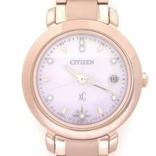 Citizen xC Hikari Solar Diamond Dial White Pearl Sakura Pink wrist 18cm