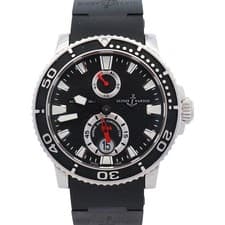 Ulysse Nardin Maxi Marine 43mm Black Dial Watch Ref# 263-33-3C/82