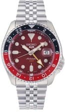 Seiko 5 Five Sports SSK031  SKX GMT Automatic Watch 100m Red Dial SSK031K1