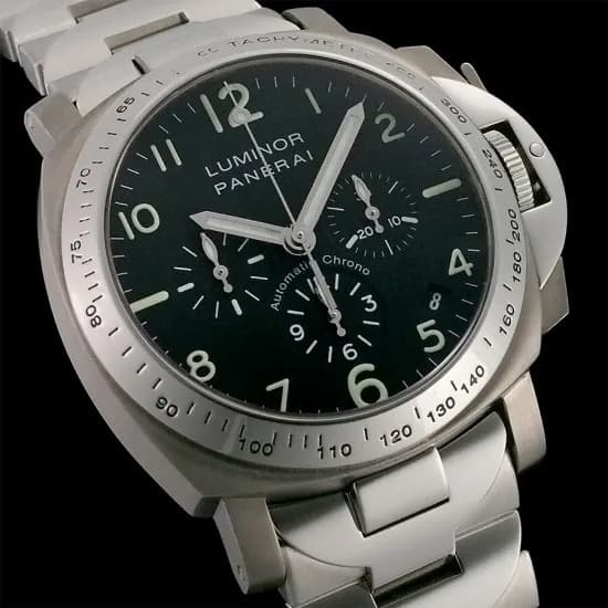 Panerai Luminor Chronograph PAM00074 Stainless Steel #SU069