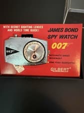 1965 Gilbert James Bond 007 Spy Watch NOS  MINT IN BOX Rare
