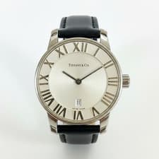 Tiffany & Co. Atlas Dome Date Watch Working Ladies Japan