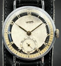 🇨🇭 TISSOT WW2 VTG 1943 Wehrmacht Germany Army Style Military Watch Bullseye