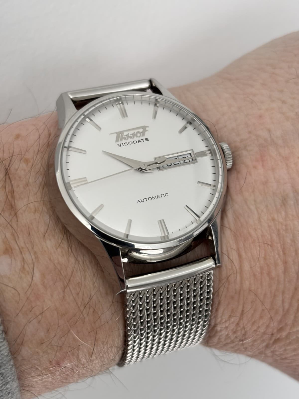 TISSOT HERITAGE VISODATE AUTOMATIC Dial Swiss Made T019.430.11.031.00 White