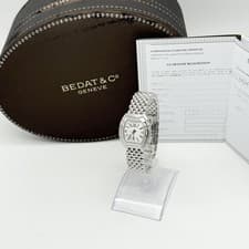 BEDAT&Co Watch 334.001.101 NO.3 Silver White Quartz Working Auth w/Case Unused