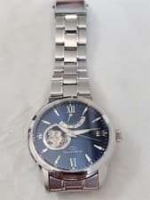Orient Star Semi Skeleton WZ0081DA Blue Dial Automatic Men's Watch Working #77