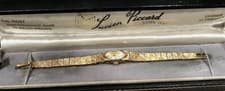 Lucien Piccard Solid 14k Gold Watch & Band Firm & Final Price