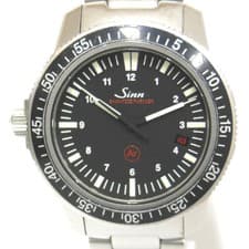 Sinn Automatic Men Watch 41mm Steel Black Dial Date