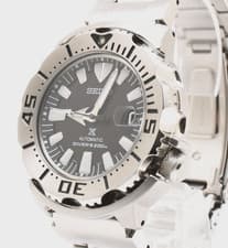 SEIKO Prospex 6R15-02X0 Black Dial Monster Automatic Men's Watch 42mm