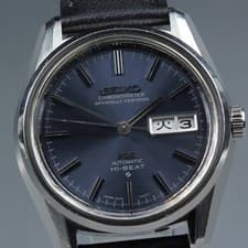 Vintage 1971 King Seiko Hi-Beat 5626-7040 Men's Automatic Watch 36mm Navy Dial