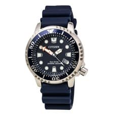 Citizen BN0151-09L Gent's Dark Blue Band Dark Blue Dial Dive Watch