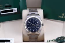 Rolex 2026 Sky-Dweller Blue Dial Oyster Box/Papers/Card 336934 Steel