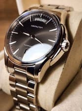 HAMILTON Jazzmaster Day Date Auto Automatic Watch Khaki 40mm Mens Wristwatch