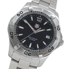 [Very Good] TAG Heuer Aquaracer WAF1110 BA0800 Stainless Steel Watch From Japan