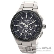 SEIKO Astron SBXB045 8X53-0AV0-2 Titanium Men's Watch Chronograph Black