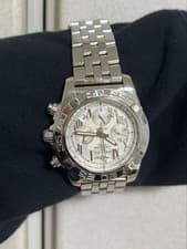 Breitling Chronomat 44 White Shell Dial Men's Watch Used 9 Pre-owned